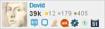 profile for Dɑvïd on Stack Exchange, a network of free, community-driven Q&A sites