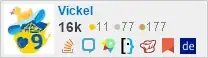 profile for Vickel on Stack Exchange, a network of free, community-driven Q&A sites