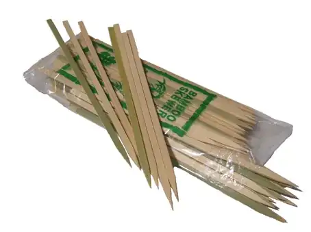 flat bamboo skewers
