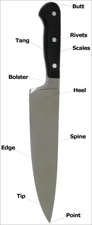 Knife anatomy