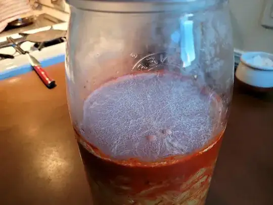 kham yeast...  too much air space?