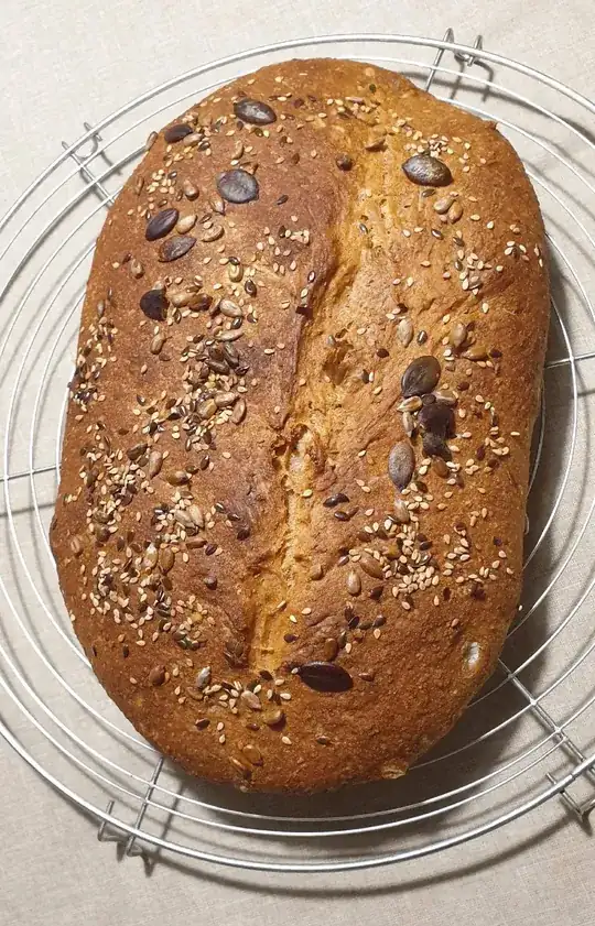 finished bread top