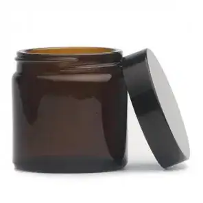 amber glass non-hermetic container