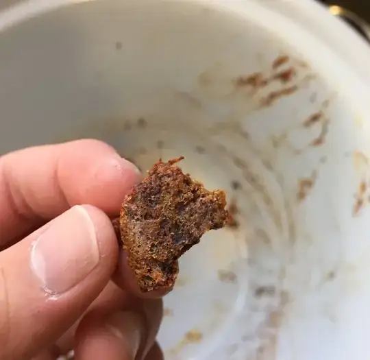 Burn crispy thing
