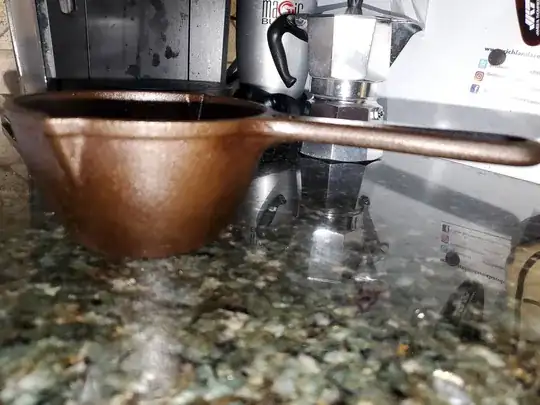 Sauce bowl after attempt.