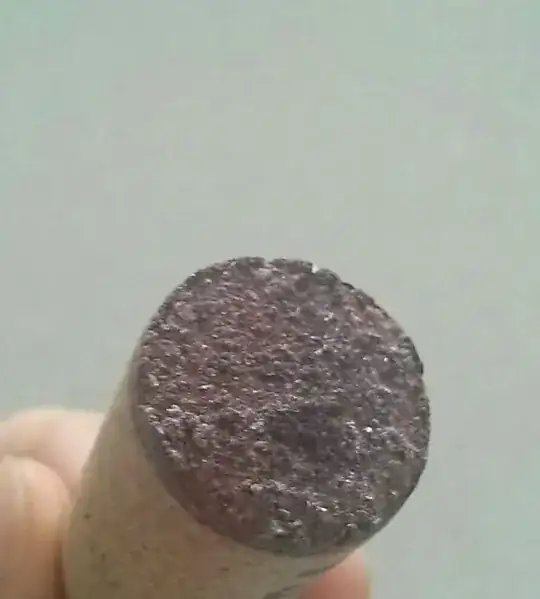 residue in cork