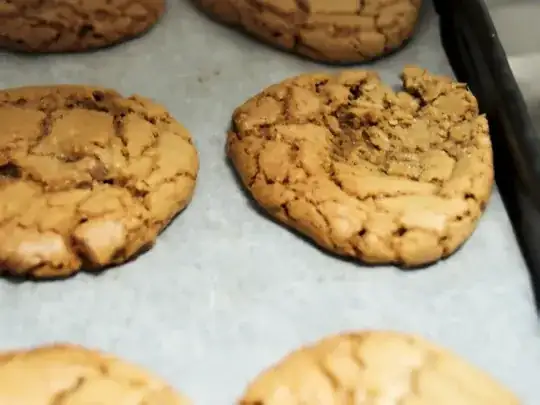 squished cookie