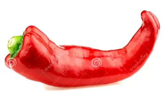 Ripe Red Bullhorn Pepper