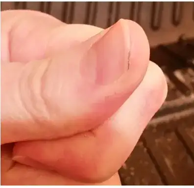 Powder on thumbnail