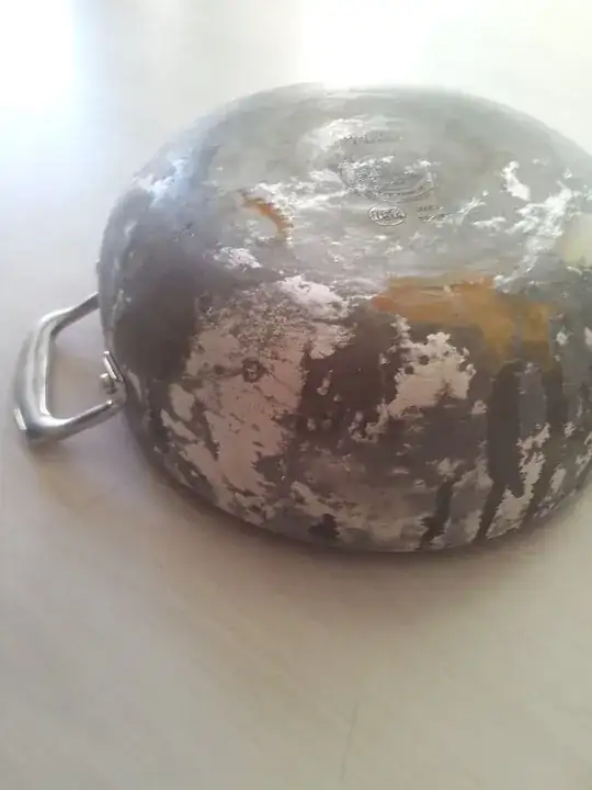 damaged pot