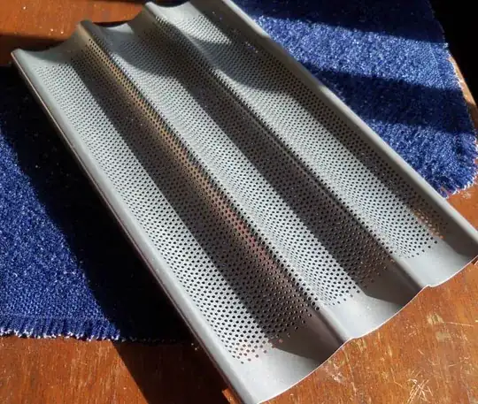 perforated baguette pan