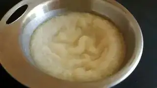 solid bacon fat with wrinkly surface