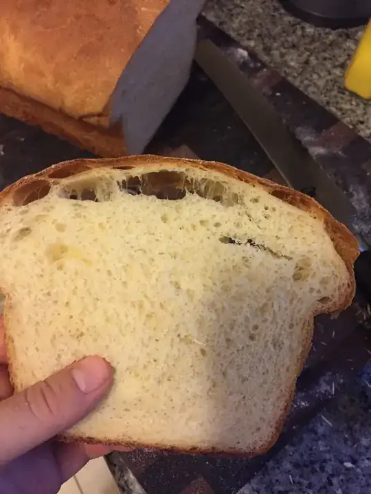 Picture of separated crust