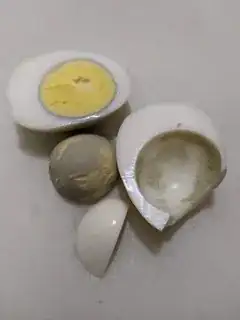 overcooked egg