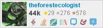 profile for theforestecologist on Stack Exchange, a network of free, community-driven Q&A sites
