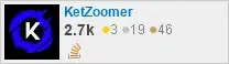 profile for KetZoomer on Stack Exchange, a network of free, community-driven Q&A sites
