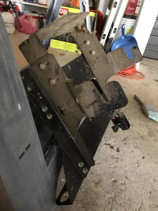 Unidentified Rider Mower rear attachment