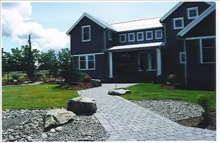 dry well dry pond look