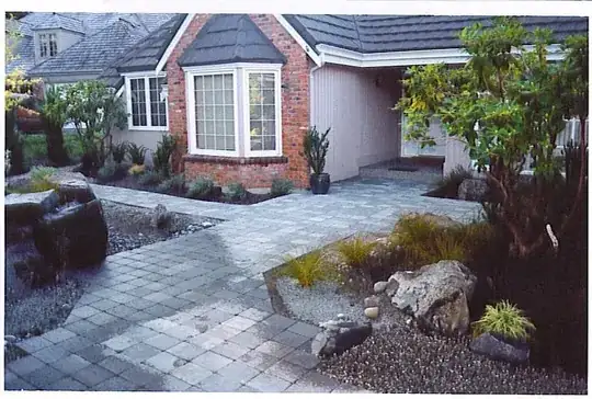 gravel and cobble little use pathway[![Gravel and cobble swales to collect water