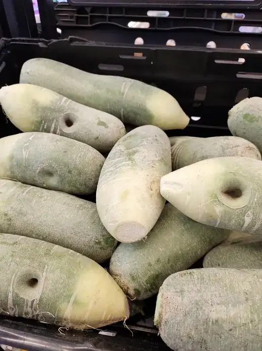 green radishes