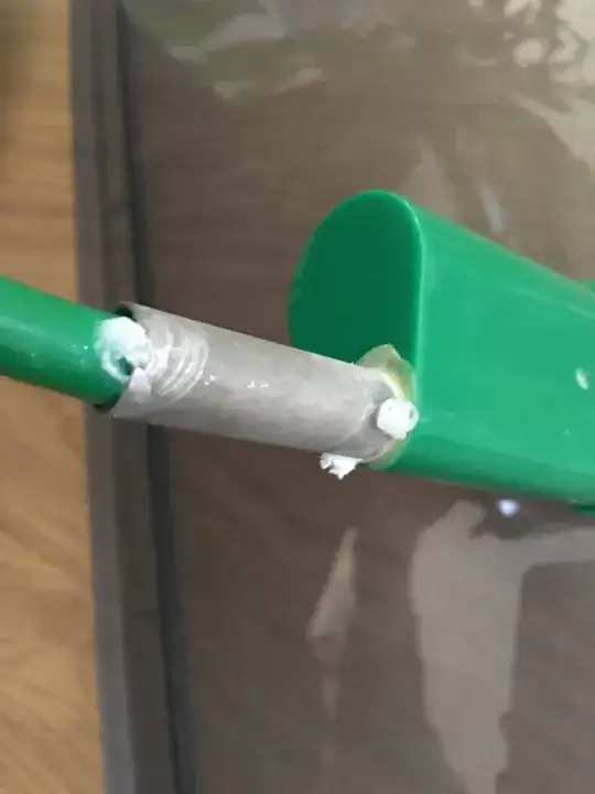 white spots on pump