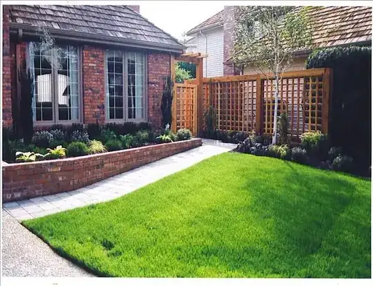 lawn after construction