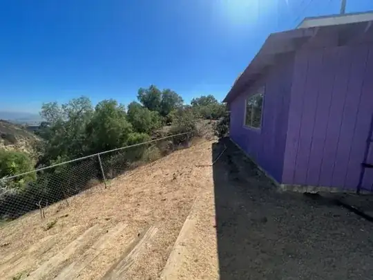 top of hillside