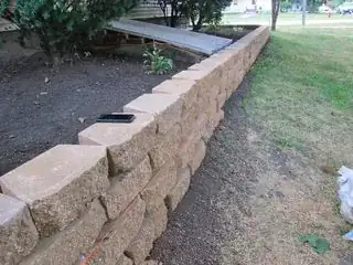 basic retaining wall