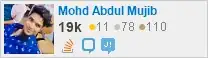 profile for Mohd Abdul Mujib on Stack Exchange, a network of free, community-driven Q&A sites profile for Mohd Abdul Mujib on Stack Exchange, a network of free, community-driven Q&A sites