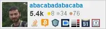 profile for abacabadabacaba on Stack Exchange, a network of free, community-driven Q&A sites