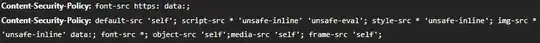 Chrome/Firefox CSP headers