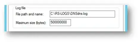 DNS log