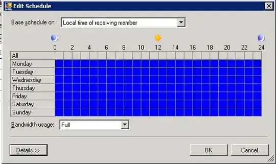 Picture shows where to configure the replication time