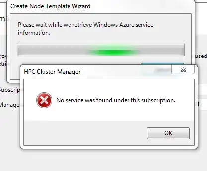 picture of error message