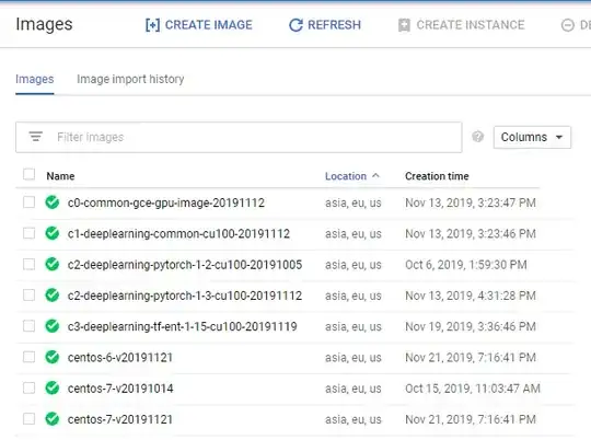 Pre-built images with asia,eu,us location