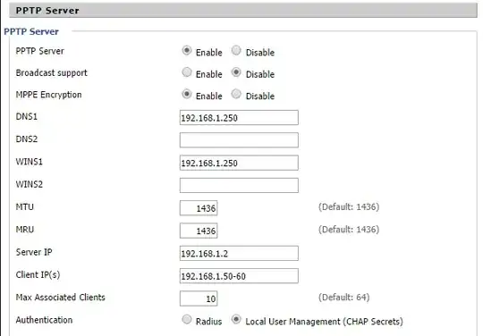DD-WRT PPTP Configuration