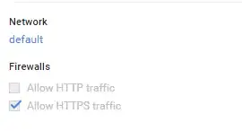 Http traffic not allowed