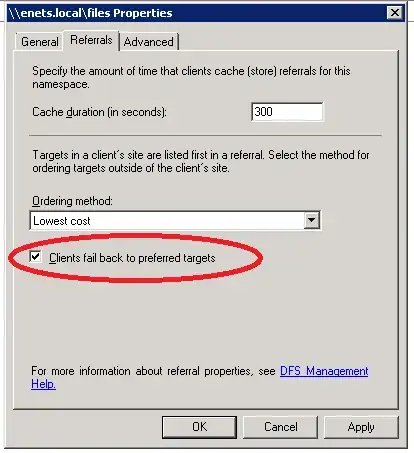 DFS Failback Checkbox