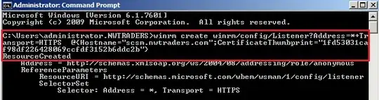 winrm config