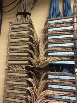 Photo of the cross-connects in question