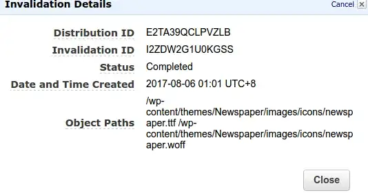 Invalidated the files