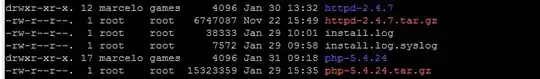 files to compile apache 2.4.7