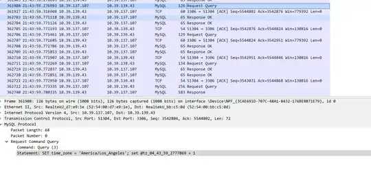 Wireshark TCP capture on Windows
