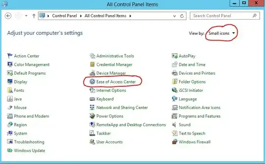 Control panel