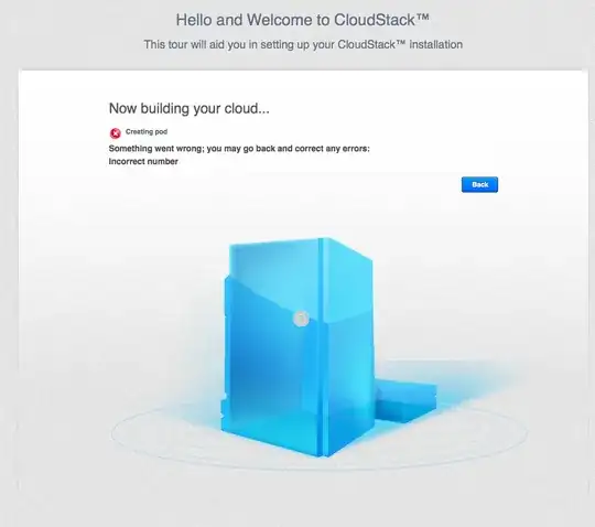 Cloudstack error