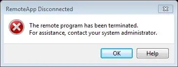 RemoteApp Error
