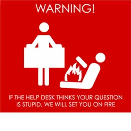 Helpdesk fire