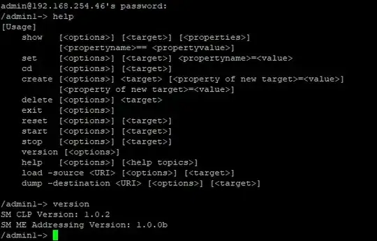 SSH Screen shot