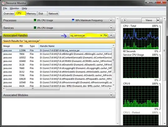Resource monitor screenshot