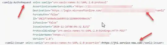 SAML request